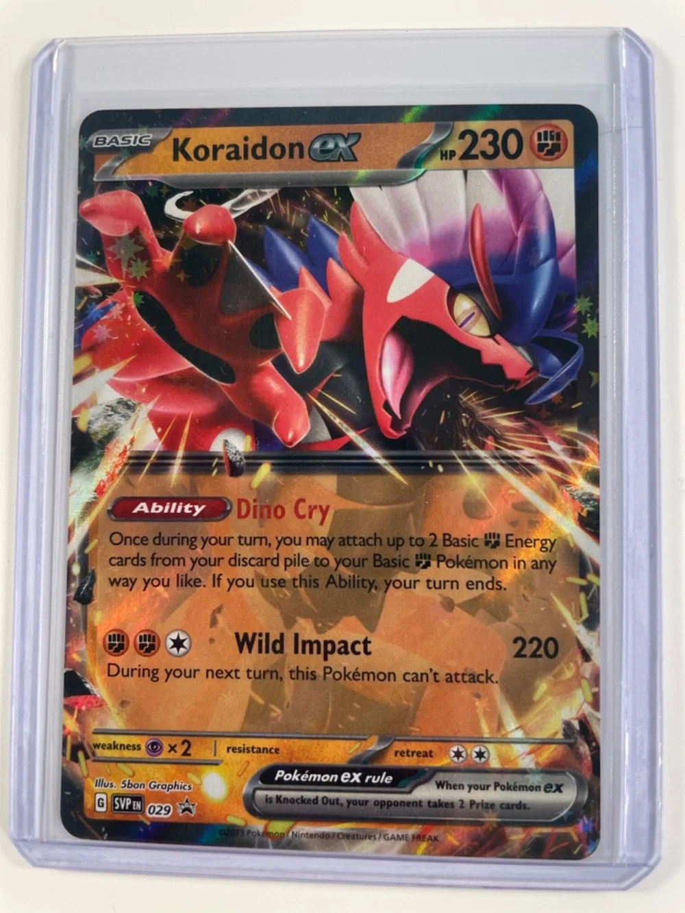 Pokémon EX Lot - Annihilape, Ho-Oh, Koraidon, Mega Lucario, Voltorb and Zapdos - Picture 4 of 8